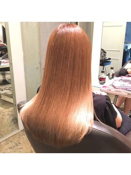 ルーセント(Lucent) オレンジベージュ艶髪ストレート