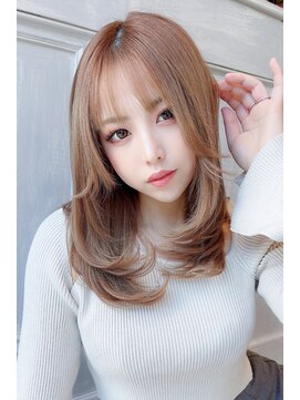 ヘアーズ ベリー 長居店(hairs BERRY) BERRYハッシュカットミルクティアッシュ似合わせカット美髪艶髪