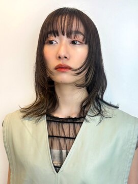 ドーチェ 茨木店(DOCHE) デザインカット×カーキブラウン
