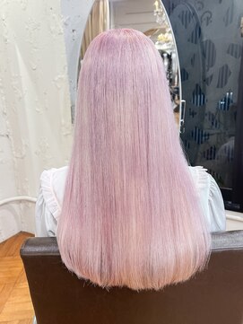 オブヘアーギンザ(Of HAIR GINZA) ペールピンク×ペールラベンダー