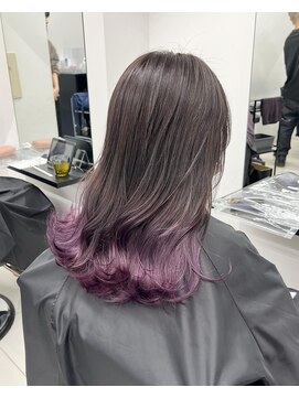 アライブ キチジョウジ(ALIVE Kichijoji) 【ALIVE吉祥寺】グラデーションカラーラベンダーベージュ