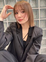 ソヨン 有田川店(SOYON)&nbsp;顔周り小顔レイヤーと切りっぱなしボブ