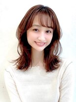 ロングレイヤーグレージュカラーブリーチなしカラー20代30代40代