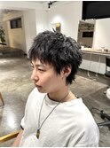men'sザクザクレイヤーカットパンクショート