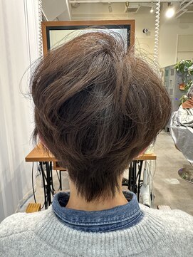 ヘアアンドメイク リンクス 東戸塚店(HAIR&MAKE LINKS) 大人ショート× オリーブグレージュ