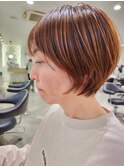 丸みショートボブ