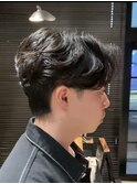 韓国風センターパート/カルマパーマ/フェザーパーマ