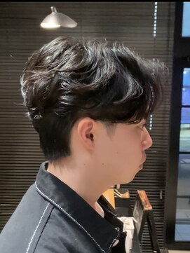 オーガニック アトリエ 大宮(organic+atelier) 韓国風センターパート/カルマパーマ/フェザーパーマ