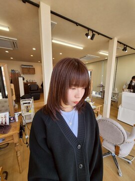 ミラシィ 成田(Mirashy) ハイライトカラーミルクティーベージュレイヤーカット