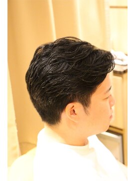 ヘアーモードキクチ 日本橋三越前店 ウェーブパーマ×ツーブロ