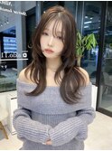 小顔レイヤーカットミディアムレイヤーロングレイヤー/北千住