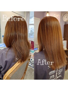 ティコ(tico@) ミディアムストレート/髪質改善/酸性ストレート/ツヤ感アップ