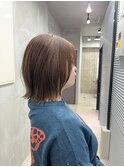ボブxシアベージュ