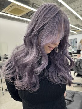 エゴル ナゴヤサカエ(ENGOL NAGOYA SAKAE) 坂野貴哉ラベンダーグレージュラベンダーカラーハイトーンカラー