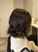 ゆるウェーブ×ボブスタイル