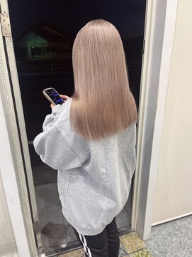 美容室 サワコ 国府店(SAWAKO) ミルキーホワイトベージュ