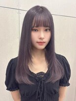 ジェム(GEM)&nbsp;【暖音】ラベンダーグレーで色落ちまで可愛い透明感カラー