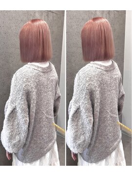 イロ プラス 南田宮店(iro+) 【KATSUYA】ハイトーンボブ