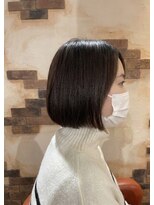 ヘアメイク フレンシア(hair make flencia) 収まりの良い艶髪ナチュラルボブ【257スタイル】