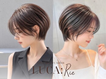ルカリエ(LUCA:Rie)の写真/大人の上品ショート＆ボブはお任せ☆首元すっきり、スタイリングも簡単◎乾かすだけでキマる再現性が魅力♪