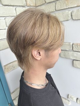 ヘアールーム ギフト(Hair Room Gift) ミルクティーベージュマッシュウルフ