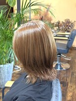 ジーワンヘアー(G1 HAIR)&nbsp;【レディース】　ネオウルフ明るめカラー