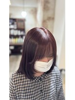 ティティアンバイイザ(titian by IZA)&nbsp;艶感溢れるレッド系ブラウンカラー