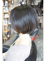 オーバーキャプテンネイキッド(OVER CAPTAIN NAKED)&nbsp;直毛の方でも自然な円みを☆骨格補正ショート