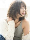 【THREEbyKEEP尾山台、関谷】ゆるふわベージュカラー