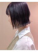 ミニボブ × ディープバイオレット