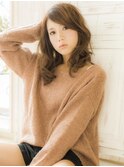 透け感暖色系カラーセミウェットウェーブ【Prize所沢】