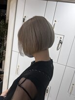 アソビセカンド 原宿(ASOBI 2nd) ハイトーン ボブ ミルクティーベージュ