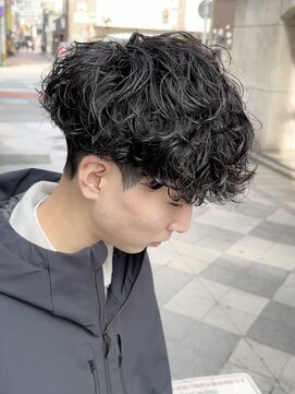 ブレイズ コクラ(BLAZE KOKURA) ツヤあり◎メンズプードルパーマ【北九州メンズ美容室】