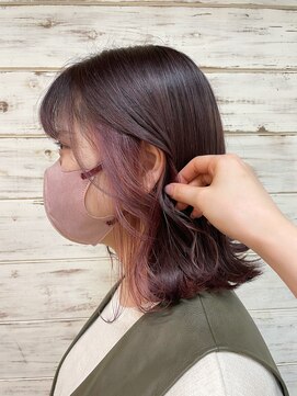 ミニム ヘアー(minim hair) 【minim×岩田】春×インナーカラーピンク