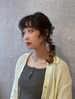 アース 三軒茶屋店(HAIR&MAKE EARTH) 三軒茶屋_レディース_ロング_ヘアアレンジ_ヘアセット_編みこみ