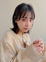 ムク 甲府(muku.)&nbsp;前髪/マチルダボブ/ピンクベージュインナー/グレージュ[甲府駅]