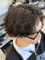 フゥ 宇都宮(FeU) 波巻きパーマメンズパーマメンズヘアツーブロックツイストパーマ