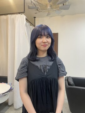 スイート ヘアデザイン(Suite HAIR DESIGN) 【顔周りカットSayaka】顔周りカット×Blue