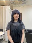 【顔周りカットSayaka】顔周りカット×Blue
