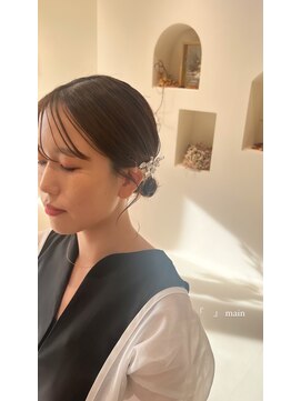 メイン(『　　』main) お呼ばれヘアセット