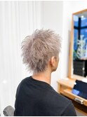 【メンズ★大名】スパイキーショートヘアー×ハイトーンカラー
