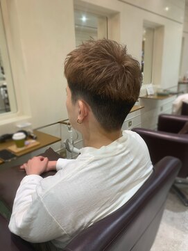 松本平太郎美容室 銀座パートツー(PART2) さっぱり刈り上げ×ベージュイノア/30代40代50代60代