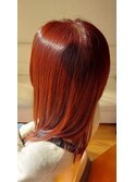 髪質改善 シルクカラー 全体染め