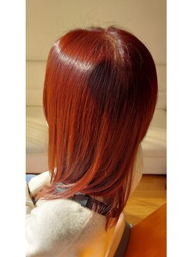 ヘアカラー専門店 キレイ 髪質改善 シルクカラー 全体染め