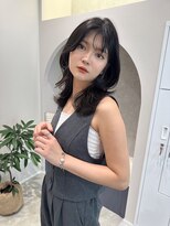 ビームズ ヘアー ブラン(Bee ms HAIR Blanc+)&nbsp;ゆるふわロングベージュカラーブリーチしない透明感カラー