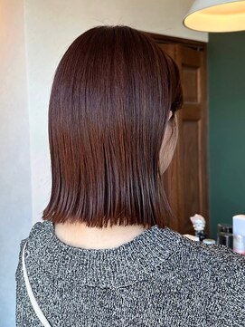シェール(cher) ブリーチなし暖色系カラー/ミディアム【cher西宮北口:MAYA】