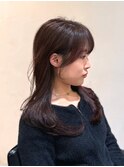 顔まわり/大人ヘア/フェミニン/レイヤーカット/銀座