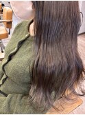 20代30代40代大人かわいいゆるふわスタイル◎ダークグレージュ
