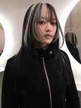ソル ジングウマエ(SOL JINGUMAE) 【mai】ローライトブロックカラーwhite×black