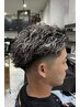 【オシャレなメンズ必見】カット＋ホワイトメッシュ ￥13,750
